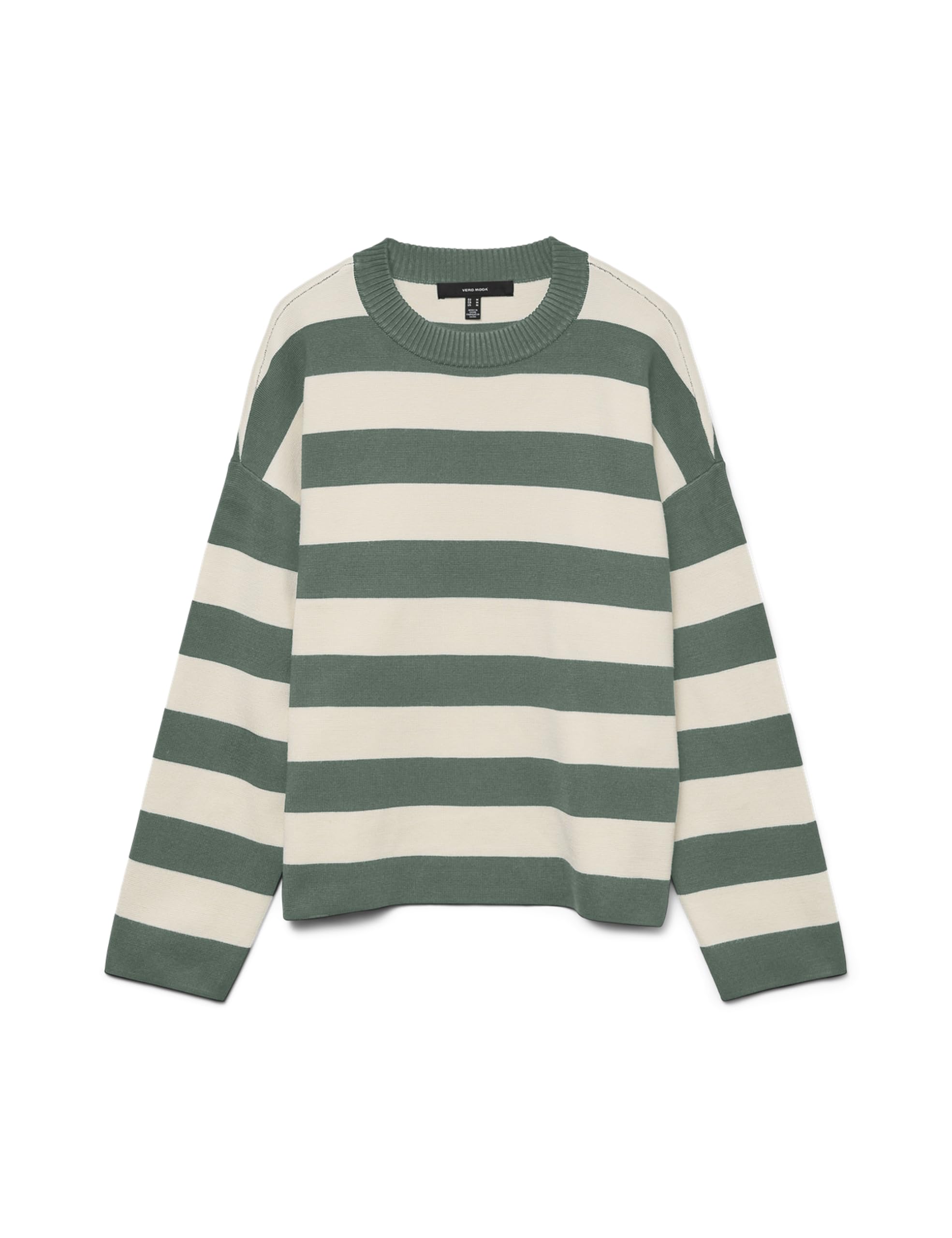 VERO MODA Vmsilje LS O-Neck Boxy Pullover Noos, Laurel Wreath, XL