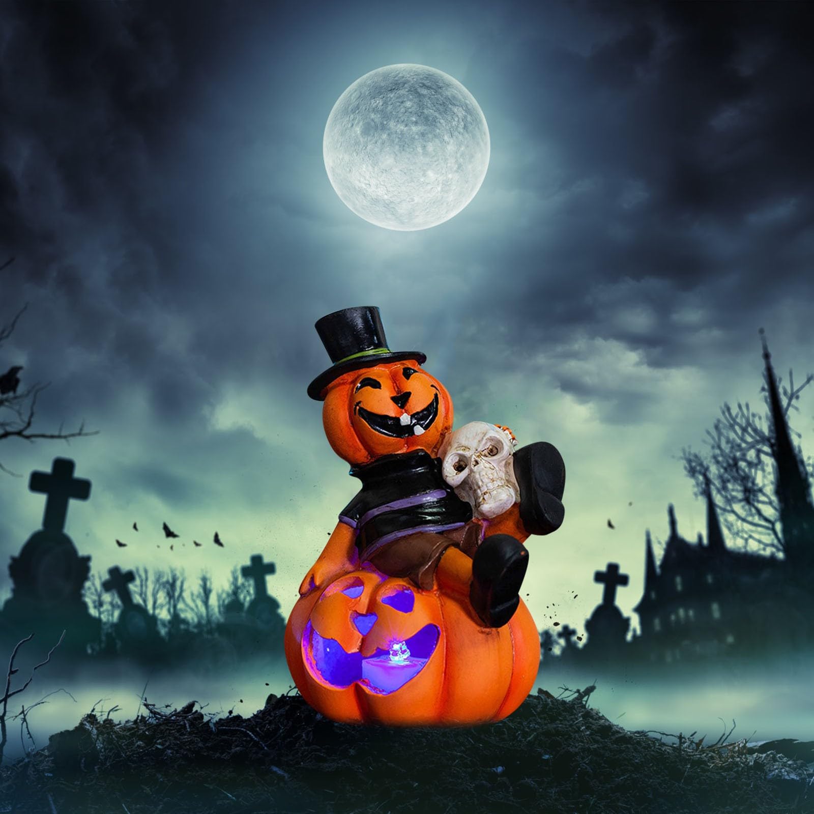 Amazon.co.jp: ハロウィン 飾り カボチャライト カボチャランタン 