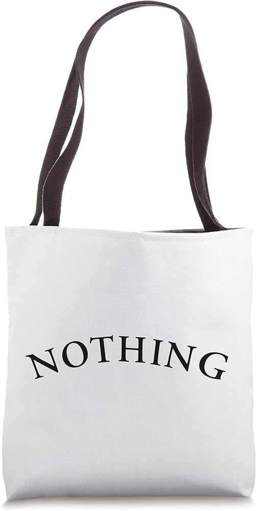 Amazon.com: Nothing Tote Bag : Clothing, Shoes & Jewelry