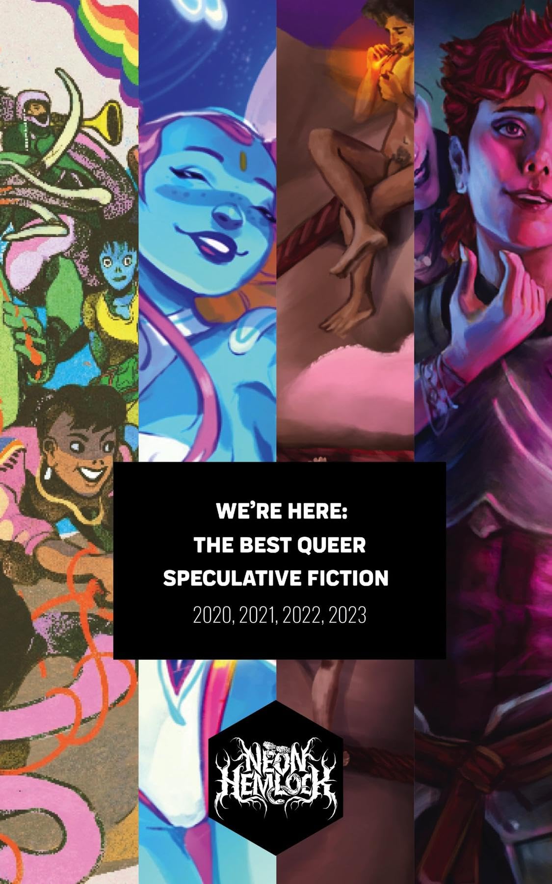 Book cover for We're Here: 2020, 2021, 2022, 2023