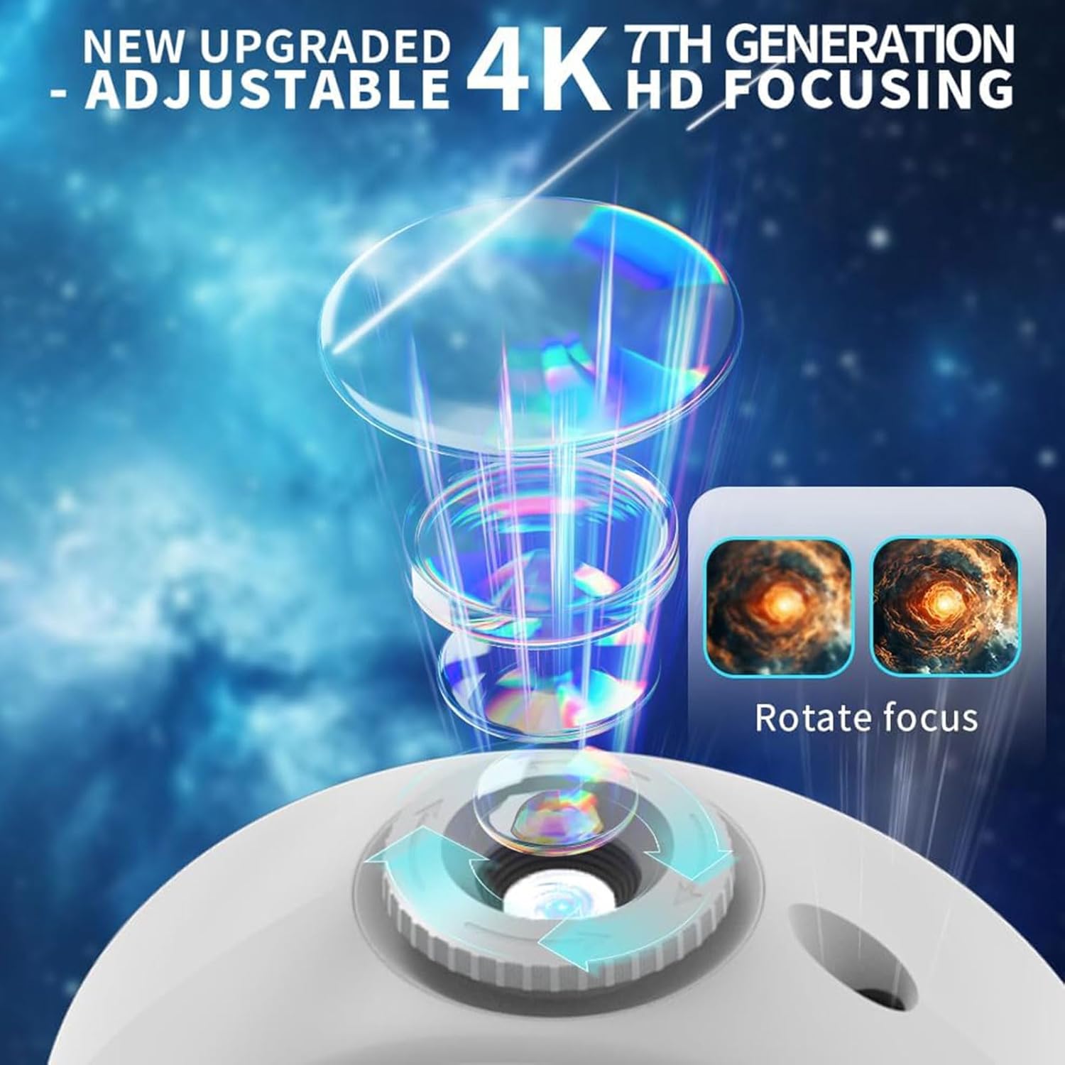 Astronaut Space Projector Light Featuring 13 Realistic Solar Structure Discs for Ceiling Wall Bedroom Decor and Relaxation Home Starhouse Light