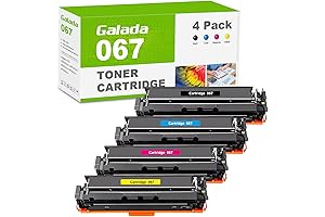 067 Compatible Toner Cartridge Set Replacement for Canon Printers