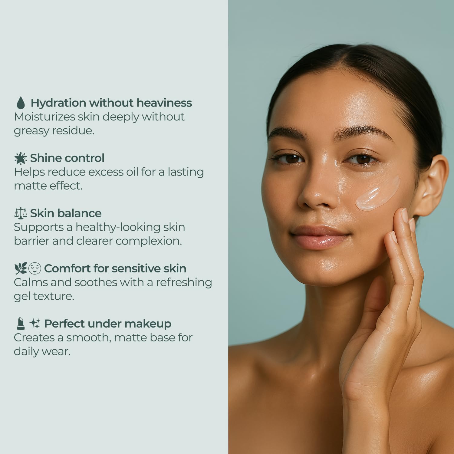Sesderma SESBALANCE Gel Cream | Lightweight Hydrating Gel for Oily & Combination Skin 1.7 fl. Oz