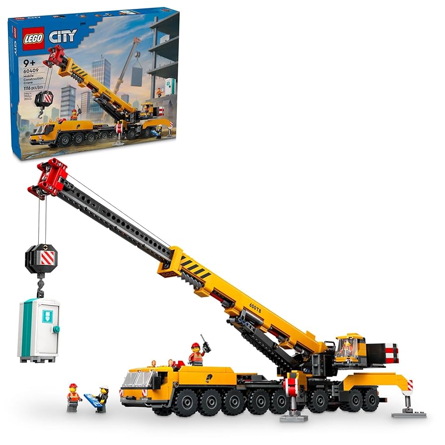 CATAPILLOW キャタピロウ　ストラップ　2種　セット Amazon.com: LEGO City Yellow Mobile Construction Crane Toy