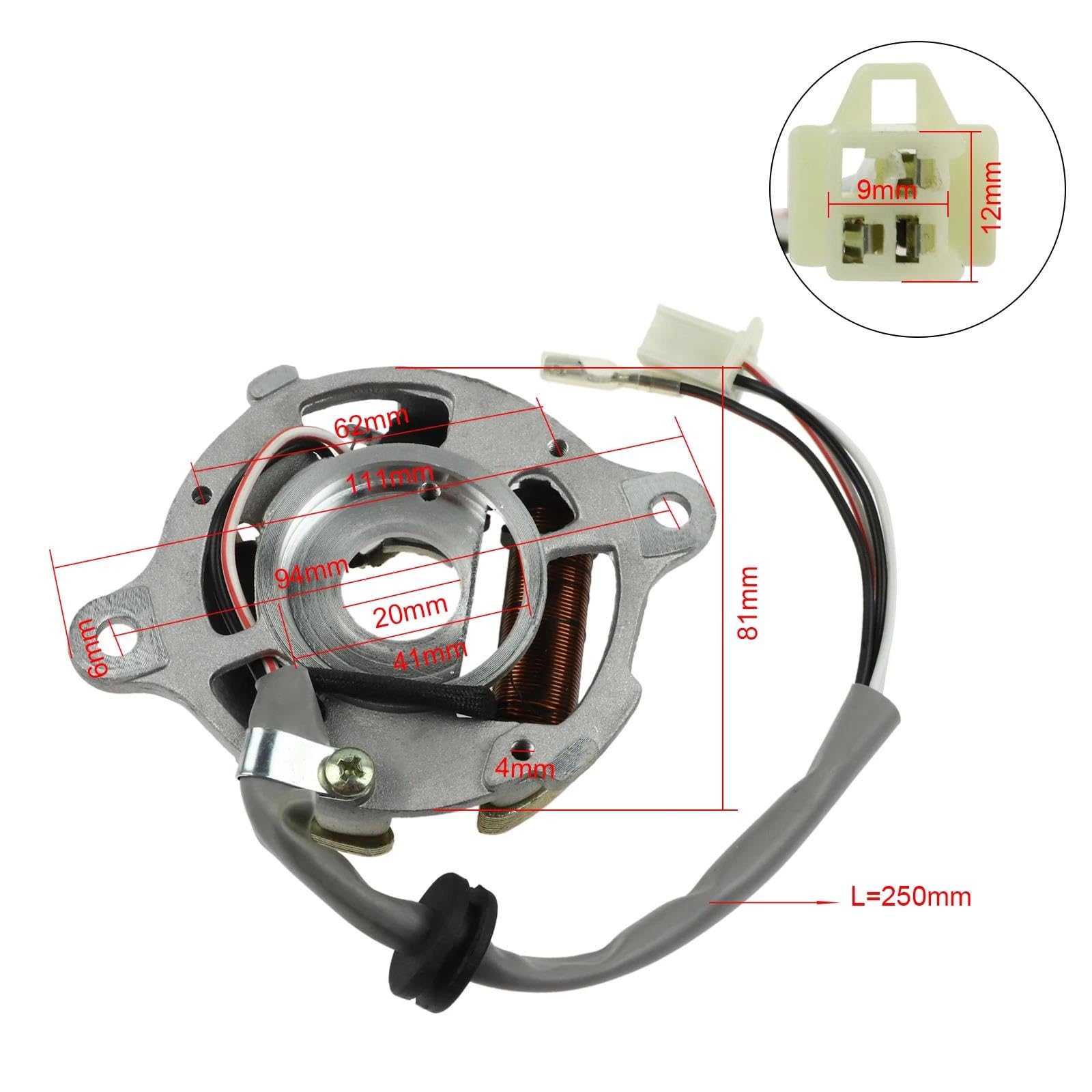 Dispositivi Accensione Moto Per PW50 Per PY50 Per PW Per PY 50 4 Fili Accensione Magneto Statore Ricambi Moto Accessori Kit Accensione Motocicletta