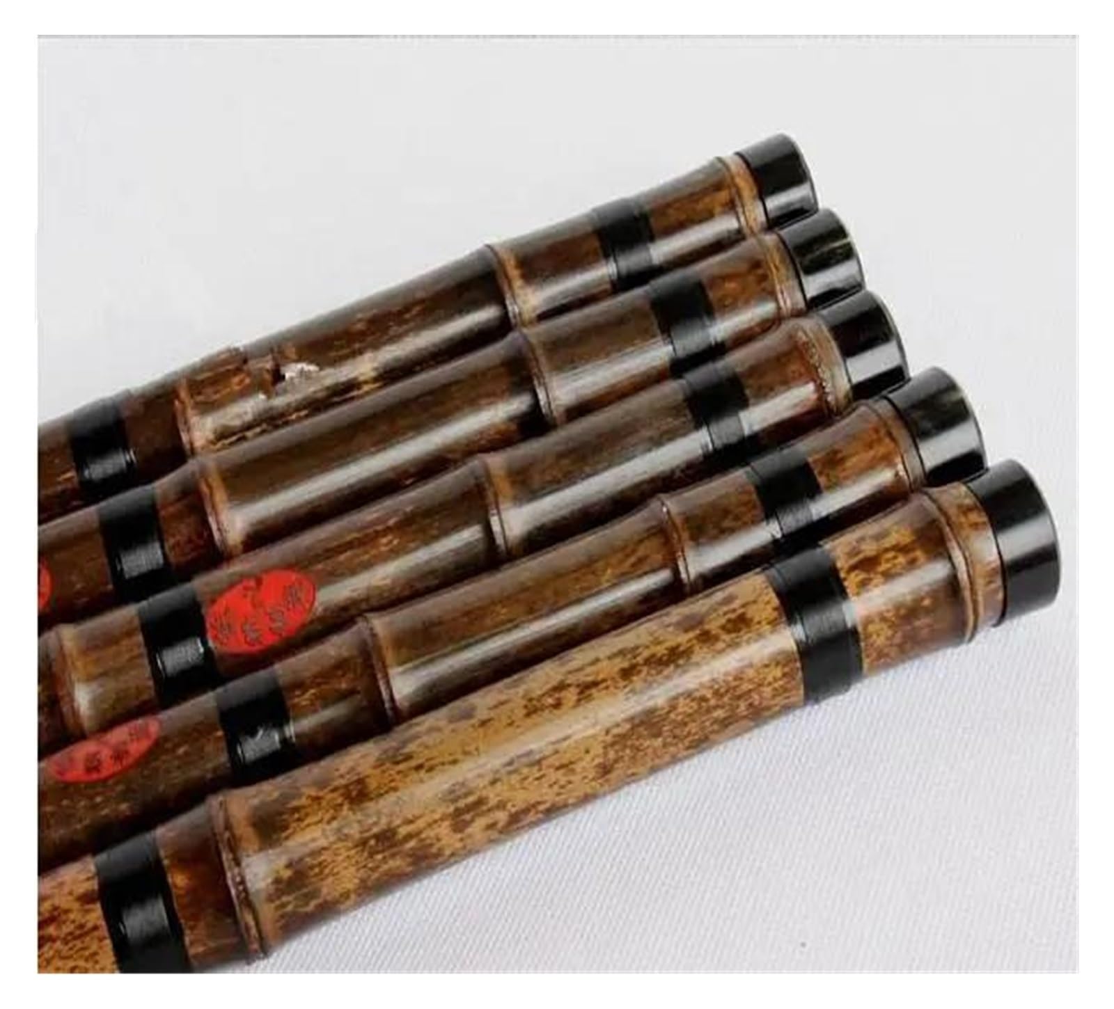bambusflöte Professionelle vertikale Bambusflöte Xiao Holzblasinstrument Musikinstrument Tonart F/G Dizi 3 Abschnitte Flauta(6 Hole G)