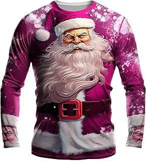 Mens Christmas Fashion Trend Digital 3D Prin...,