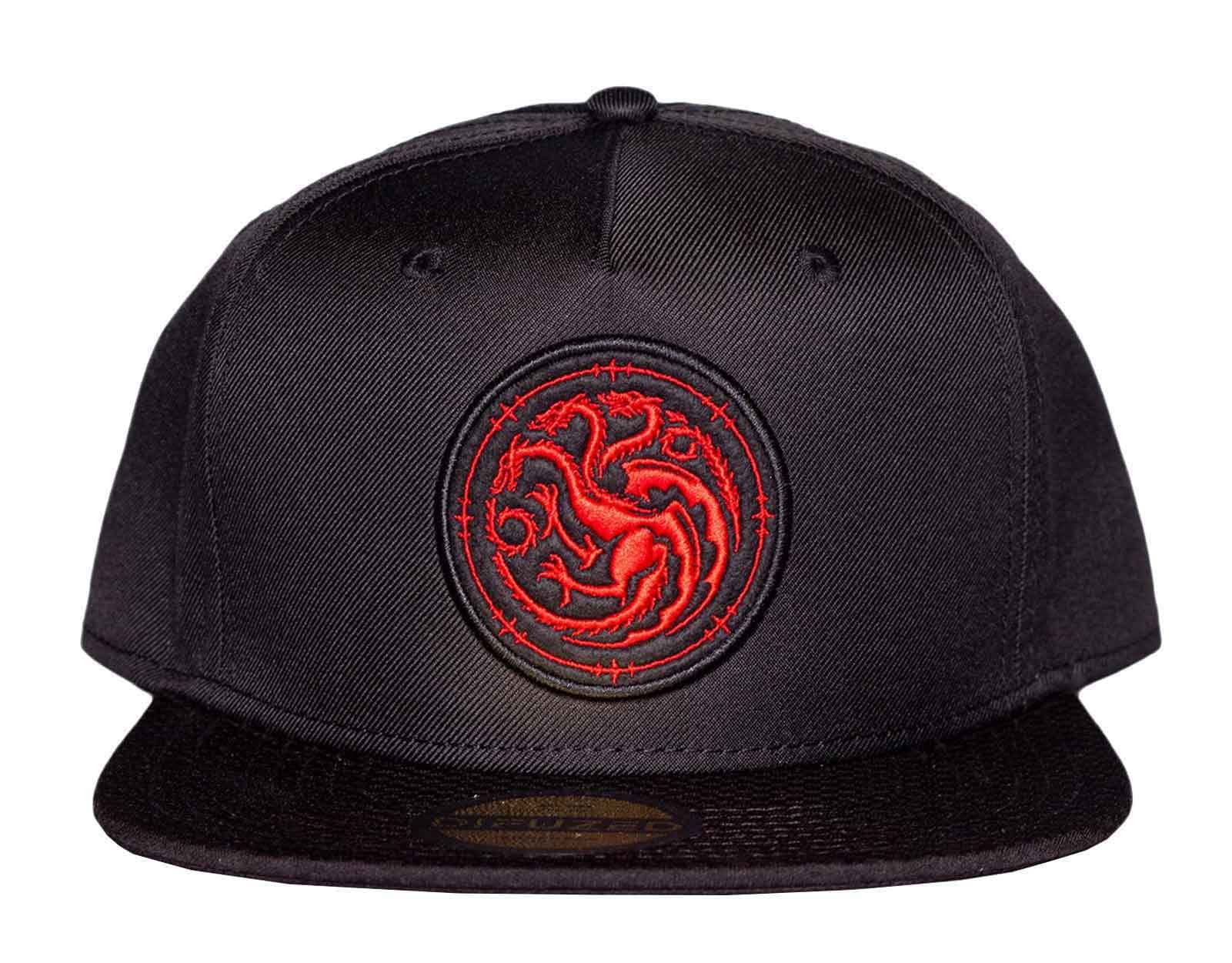 DifuzedGame of Thrones Men's Baseball Cap-House of The Dragon Official Black Snapback, One Size