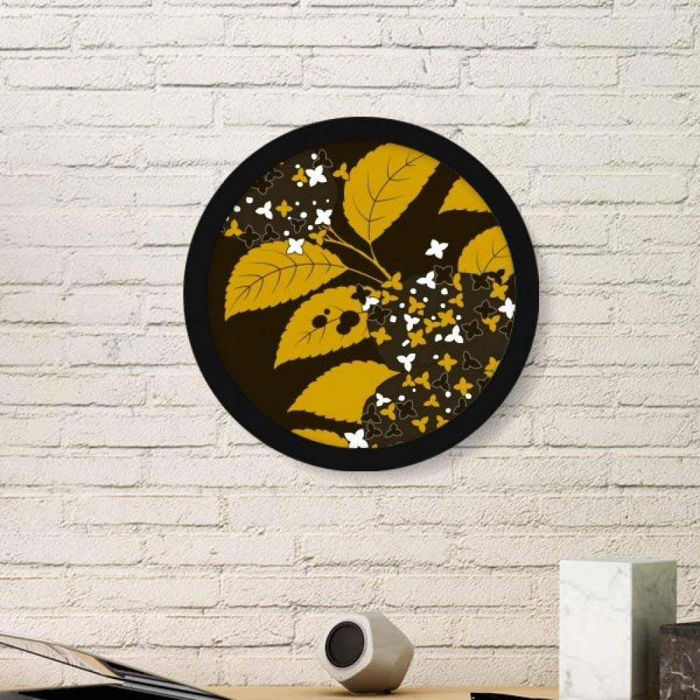 Peinture japonaise ronde cadre noir DIYthinker sticker mural