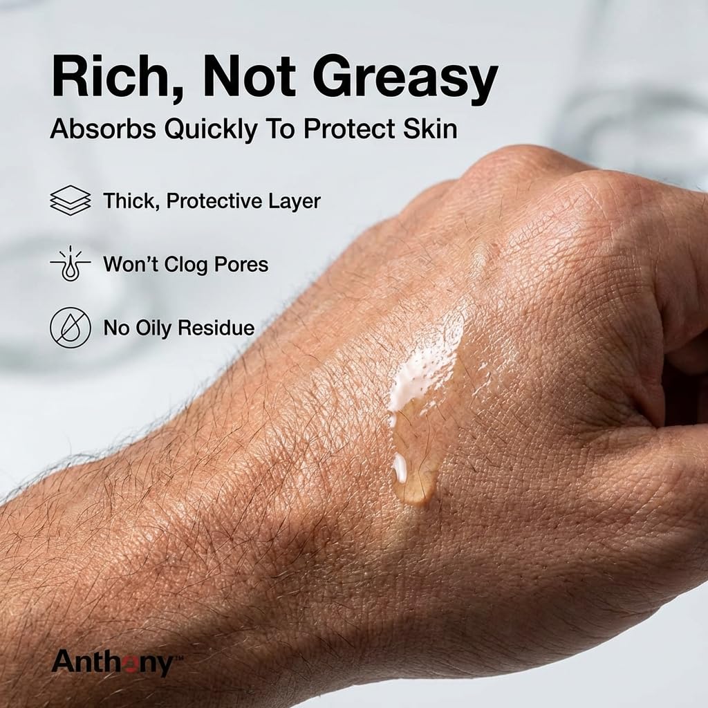 Anthony Pre-Shave and Conditioning Beard Oil, 2 Fl Oz, Contains Rosemary, Basil, Olive and Calendula Oils, Hydrates, Softens, Nourishes, and Conditions Skin