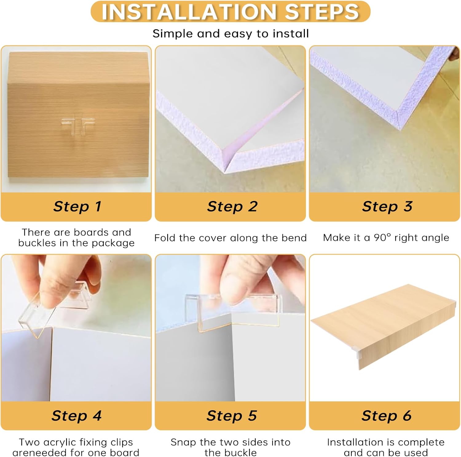 5 Pcs Custom Size PVC Wire Rcak Covers for Shelves, Wire Shelf Covers for Pantry, Kitchen, Bathroom, Closet & Garage, Waterproof Moisture-Resistant & Removable, Easy Install