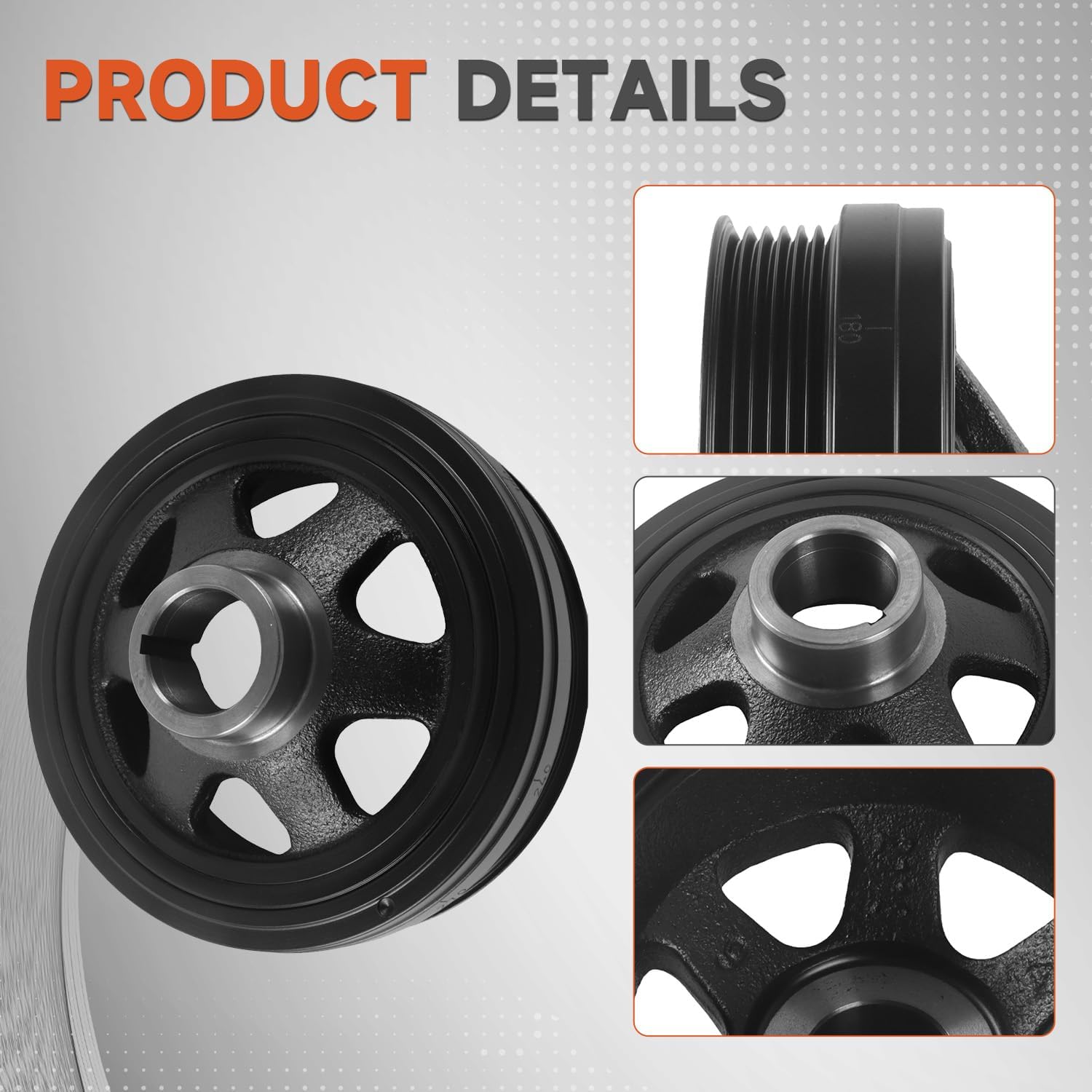 Harmonic Balancer/Crankshaft Pulley 2720300903 for Benz C230 C250 C280 C300 M272 C350 SLK280 SLK300 SLK350 2006-2016