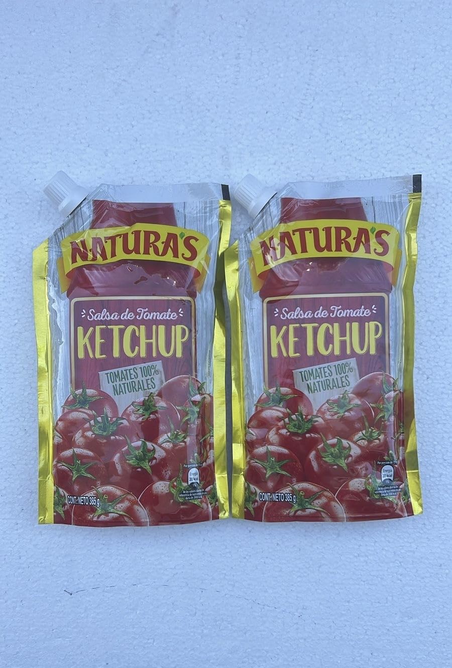 Natural Tomato Ketchup, 100% Nicaraguense, 395g, Pack of 2