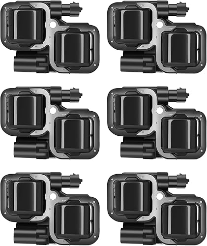 ECCPP bobinas de encendido para Mercedes-benz Chrysler Crossfire L6 V6 V8 Compatible con C1444 C1361 UF-359(Pack de 6)