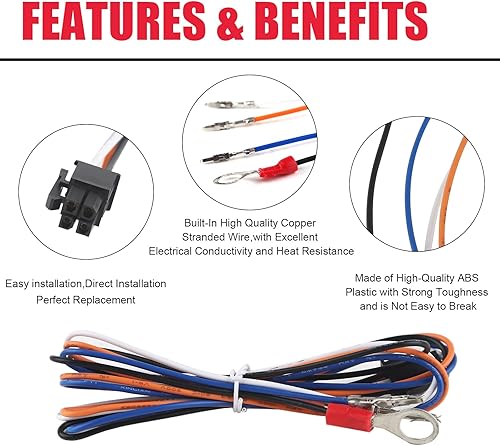 Miniatura 4 de Arnés de cableado de espejos de remolque para Chevy Silverado 1500 2500HD GMC Sierra 2014-2018 luces de carga para camiones luces direccionales de