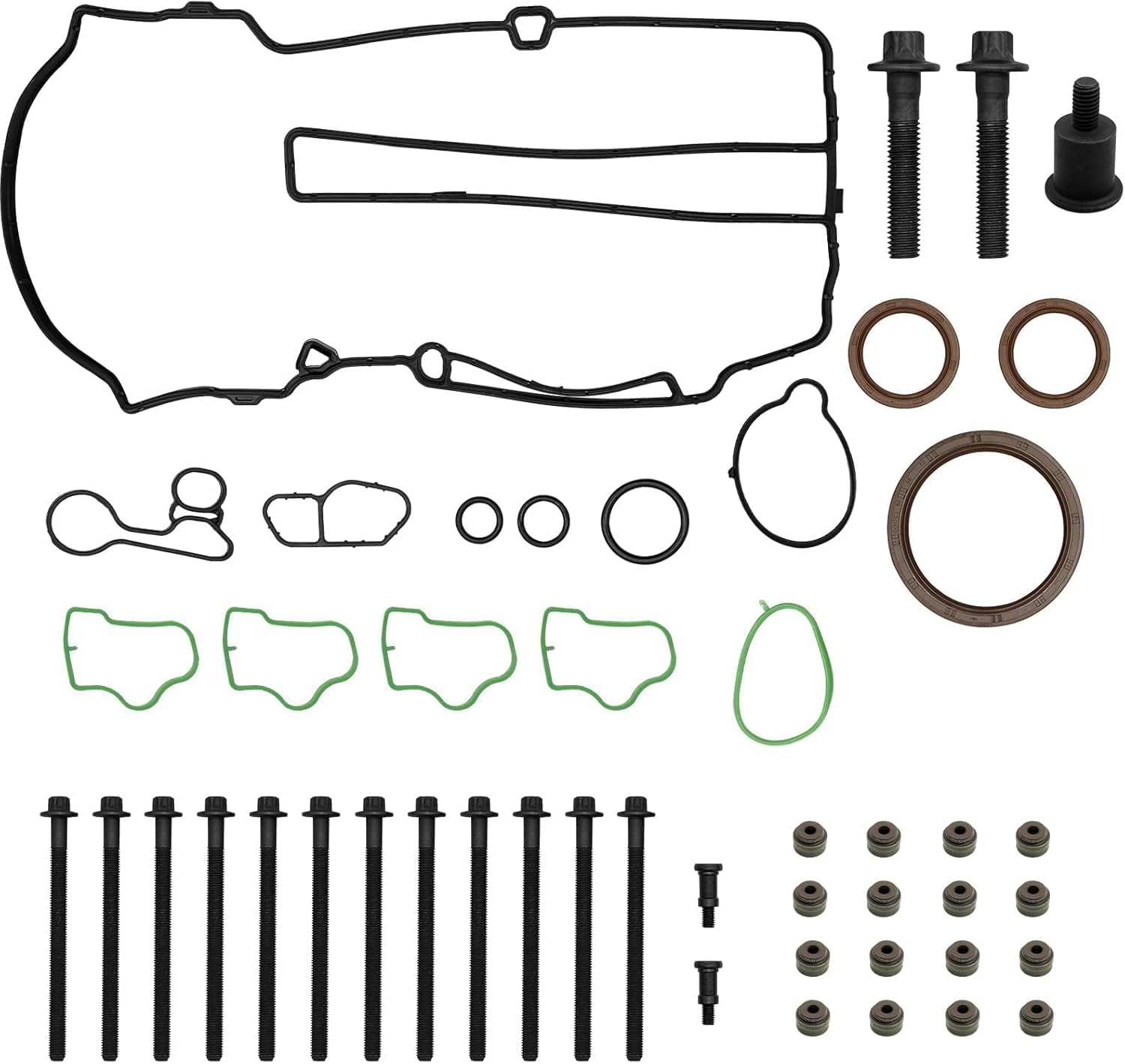 1.4 Timing Chain Kit for Chevy Cruze Trax Sonic 2011-2016 for Buick Encore 1.4L 2013-2016 Timing Chain with Intake/Exhaust VVT Gears & Head Gasket Set Replace HS54898 HS26540PT-1