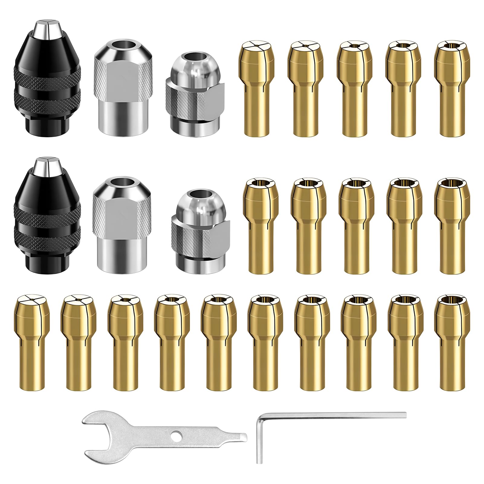 Dremel Drill Chuck Set - 28pcs Replacement Kit -2