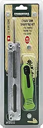 FORESTER Kit de arquivo de motosserra - Guia de arquivo + alça - Afiador de lâmina de motosserra redonda de 20 cm - Ferramenta de afiação de serra de corrente de 3/40.6 cm, arquivo de motosserra de 7