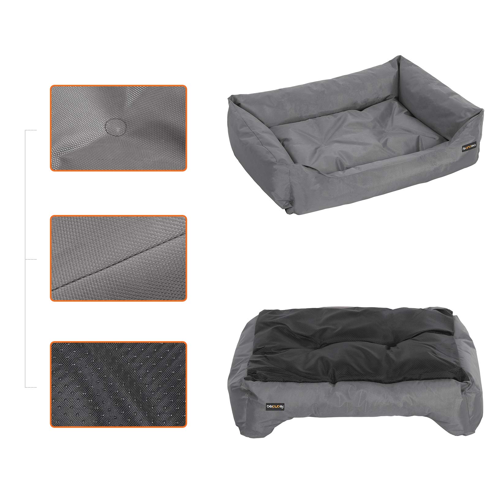 SONGMICS Tapijt, 120 x 170 cm, woonkamertapijt, antislip tapijt, decoratie, voor