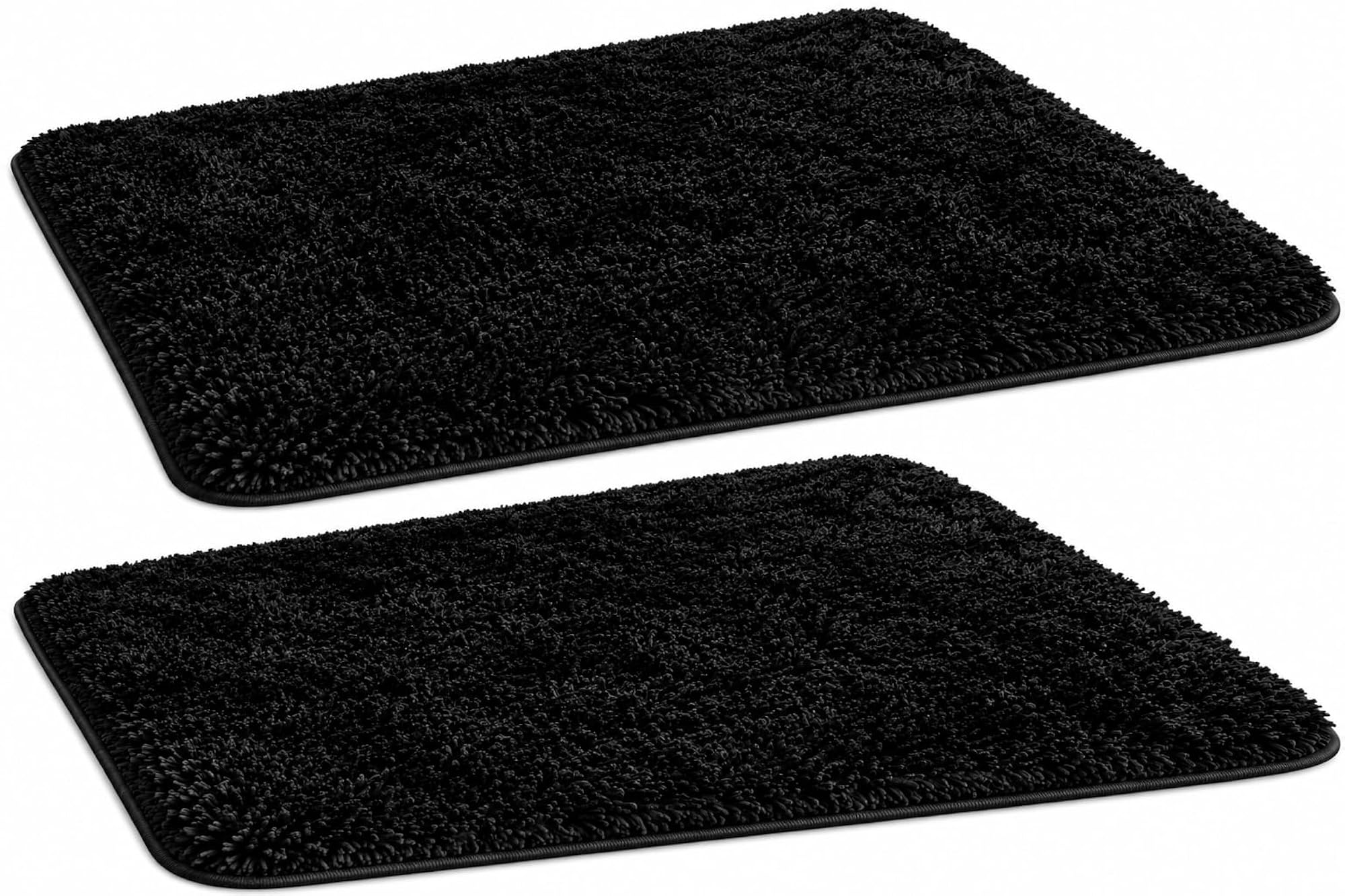 Microfiber Solid Rectangle Anti-Skid Bath Mat