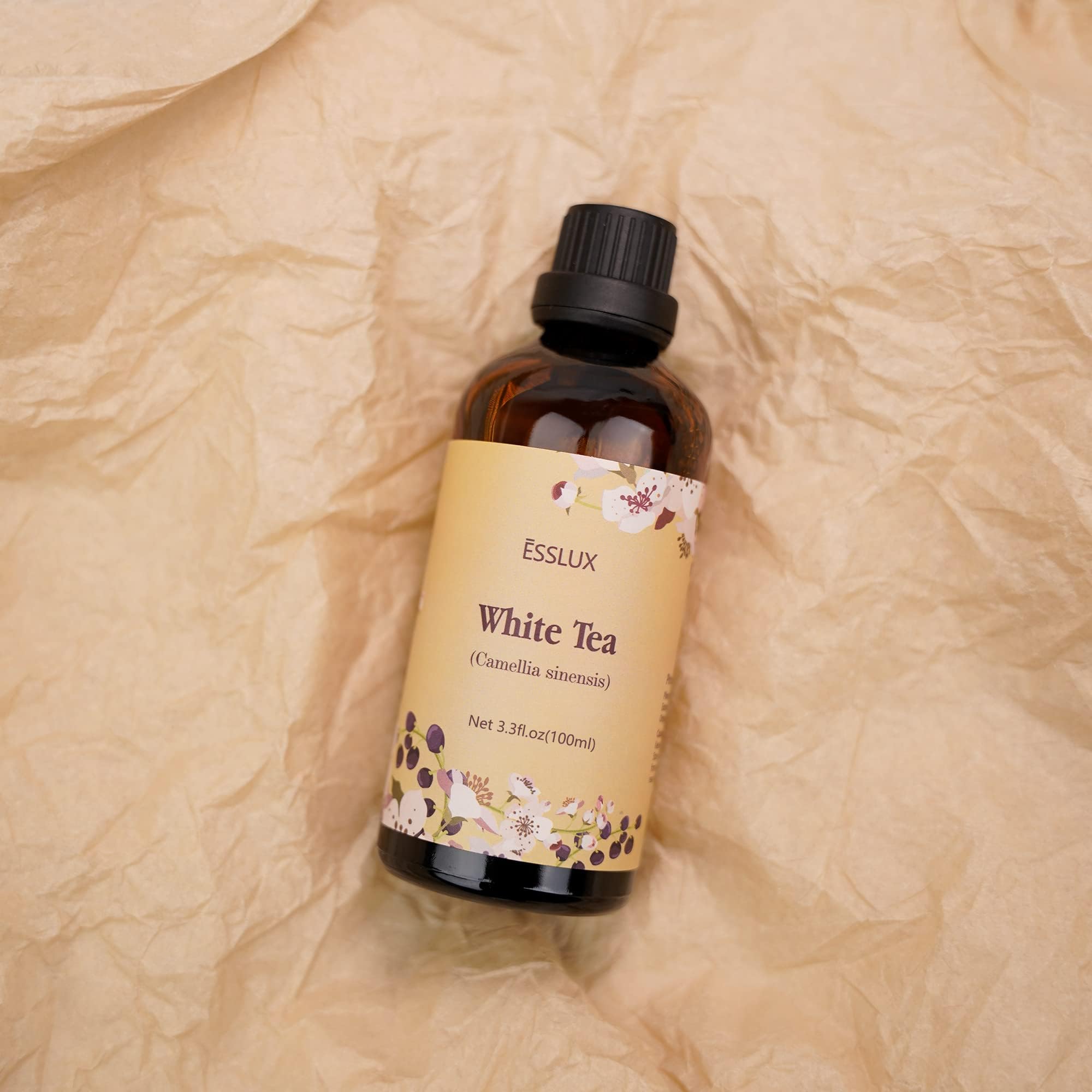 Amazon.com: White Tea Essential Oil 100ml (3.3 Fl Oz), ESSLUX