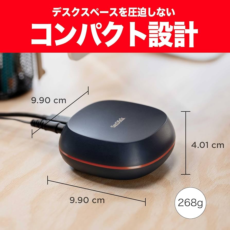 【動作確認のみ｜定価約11万円｜8TB】SanDisk外付けSSD Amazon | SanDisk (サンディスク) 8TB エクストリームポータブル
