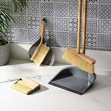 ProCook Grey Mini Dustpan & Brush Set