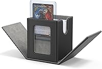Vista 45 de ZLCA Caja de Mazo de Cartas con 2 divisores para tarjetas MTG, caja de almacenamiento horizontal grande para tarjetas que se adapta a más de 150 4