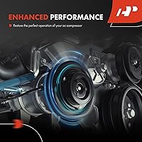 Vista 6 de Kit de embrague de compresor de A/C de A-Premium compatible con Dodge Charger 2006-2010, Challenger 2008-2010, Magnum 2005-2008 y Chrysler 300