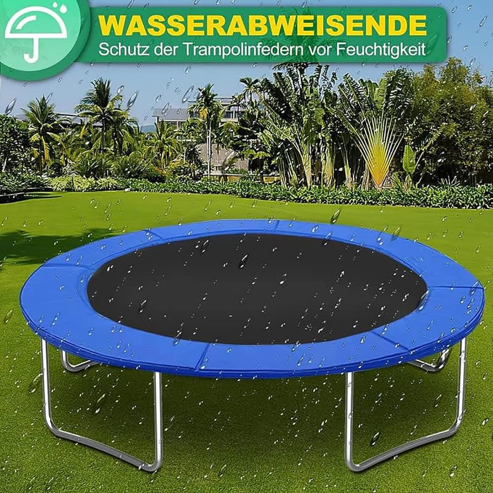 Generico Tappetino trampolinoTappetino di Sicurezza per Trampolino Tappetino di Protezione A Molla per Trampolino Tappetino di Ricambio per Trampolino da 183 244 305 366 Cm per Interni O Trampol