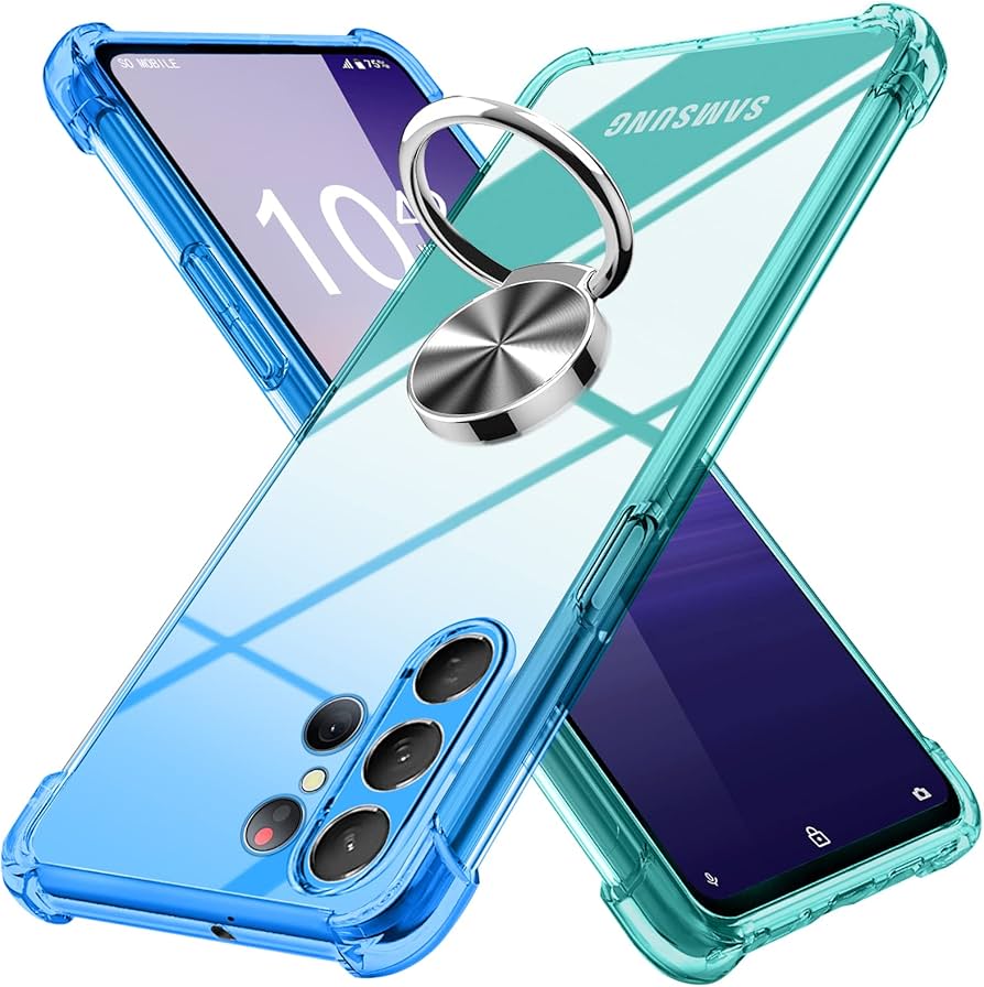 Amazon.co.jp: Galaxy S22 Ultra ケース リング付き クリア 薄型