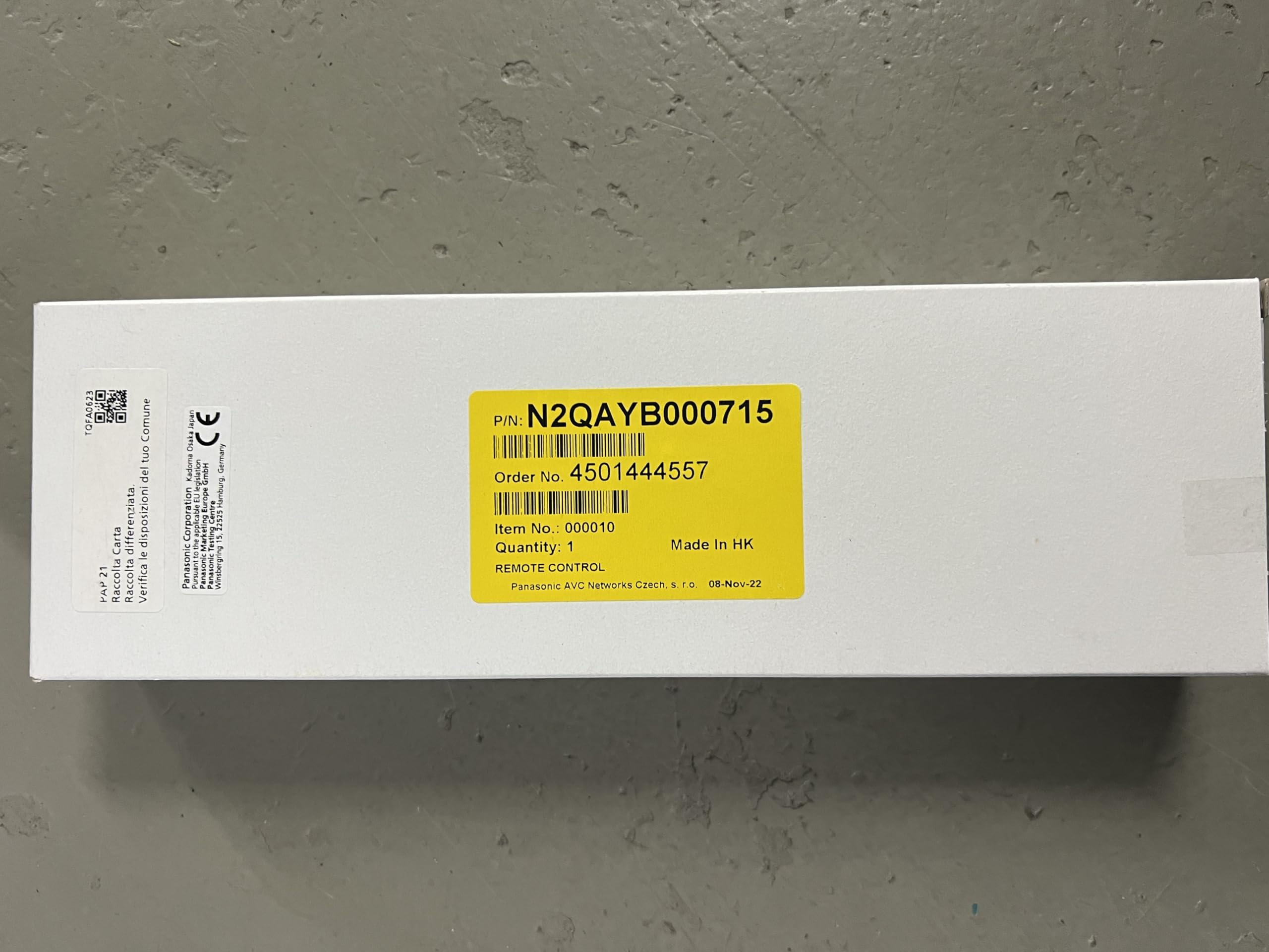 Controlla remotina原装Panasonic TX-L42DT50 TXL42ET50 - Dettaglio