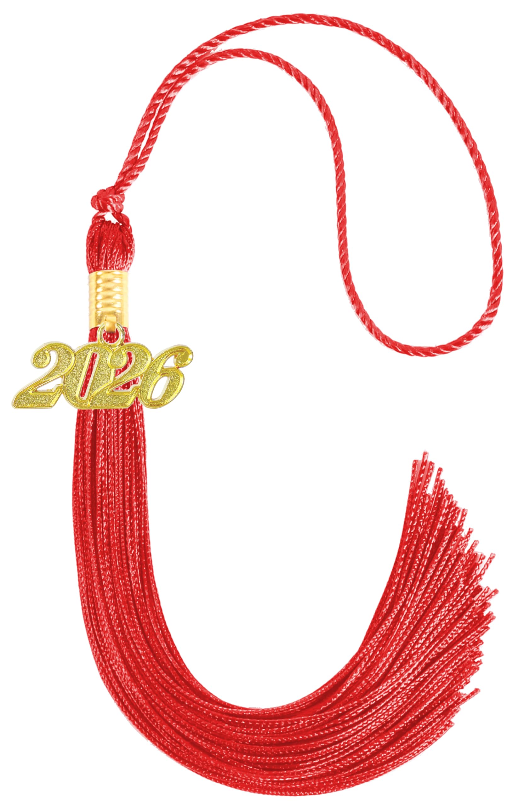 2026 Tassel Graduation,Red Tassel 2026 for Grad Cap and Graduation Ceremony Accessory Decoration
