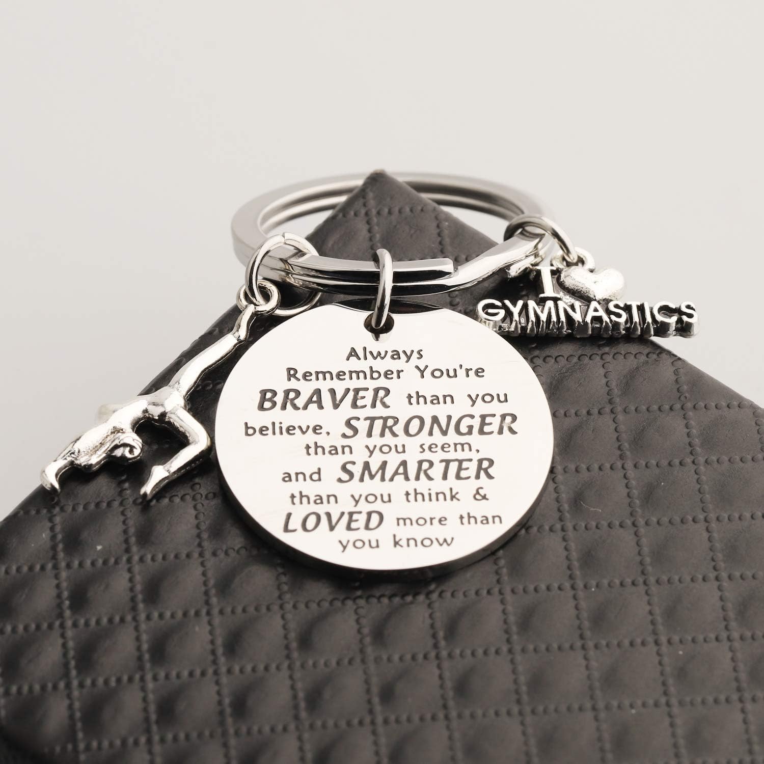 BNQL Gymnast Gift Gymnastics Keychain Inspiration Girls Gymnastics Gift for Gymnast Jewelry Gymnastics Team Gifts - Image 4