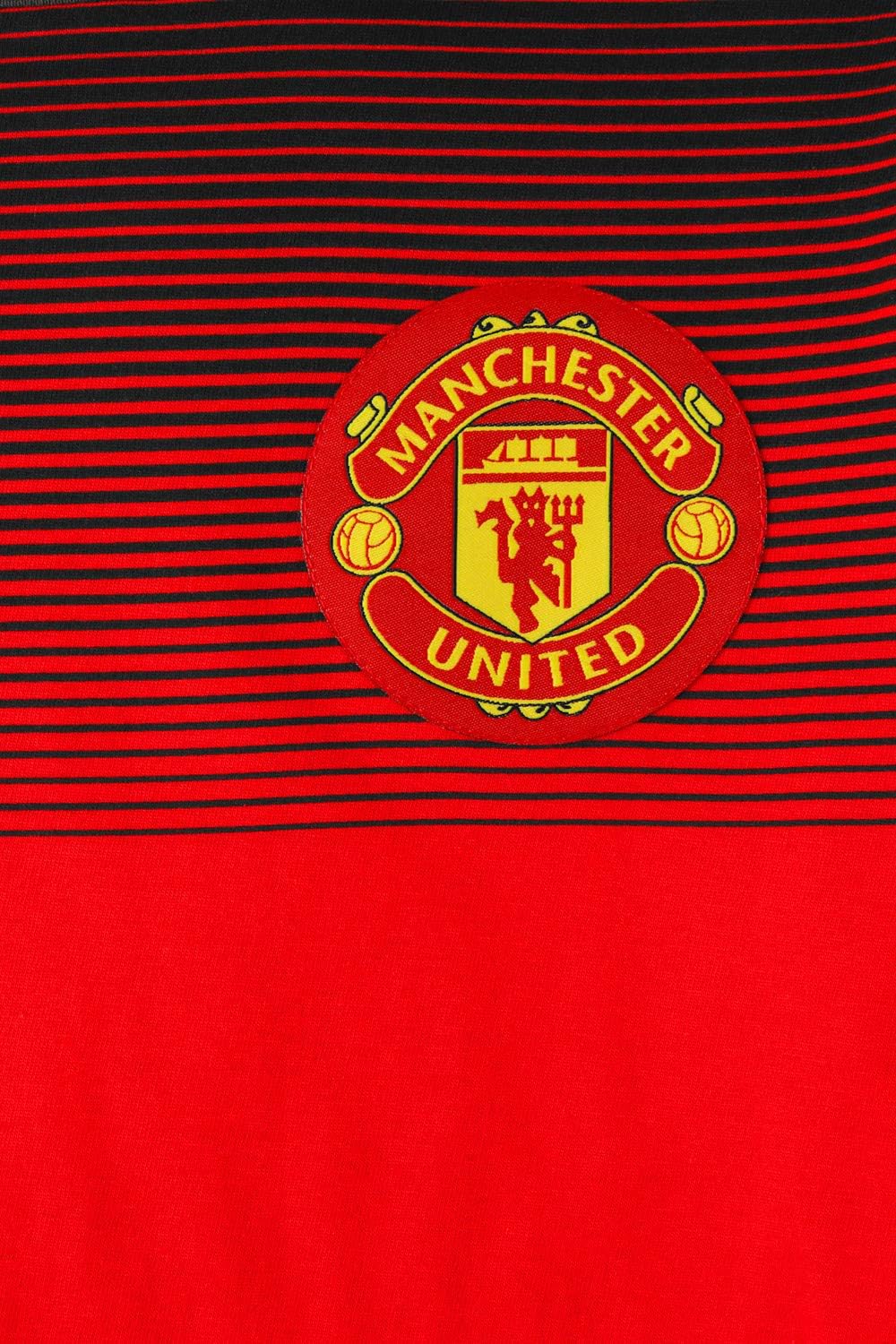 Manchester United Football Club Short Pyjamas Cotton Red Black