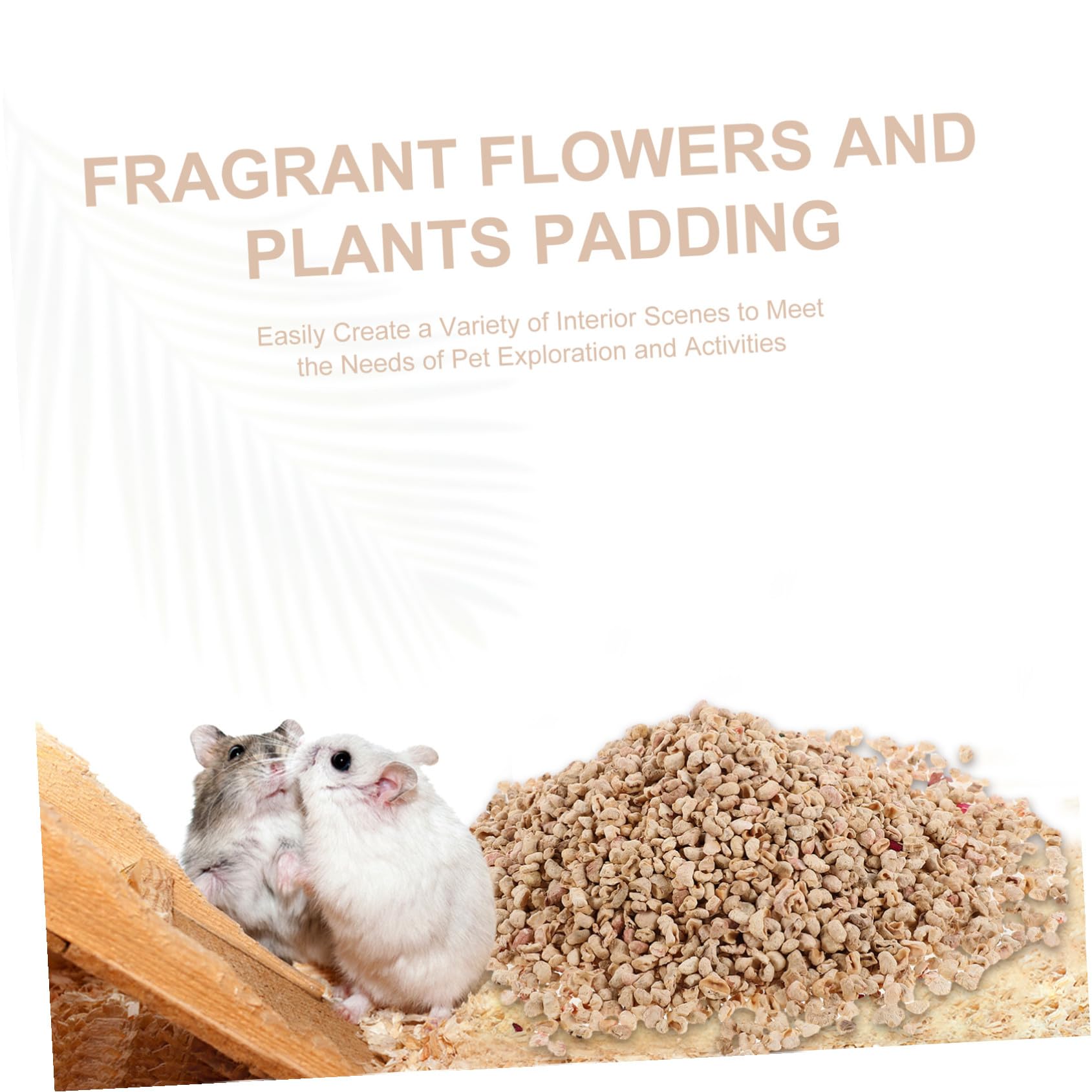 Sosoport 1000g Lettiera di Pannocchie di Mais Naturale Lettiera per Criceti e Roditori Materiale di Nidificazione Senza Sostanze Chimiche per Habitat Interni di Animali Domestici
