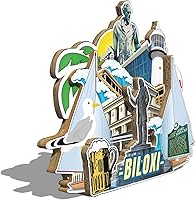 Vista 2 de Biloxi Mississippi USA - Imán de madera para nevera, 3D, monumentos de viaje, coleccionables, recuerdos, decoración hecha a mano, 2