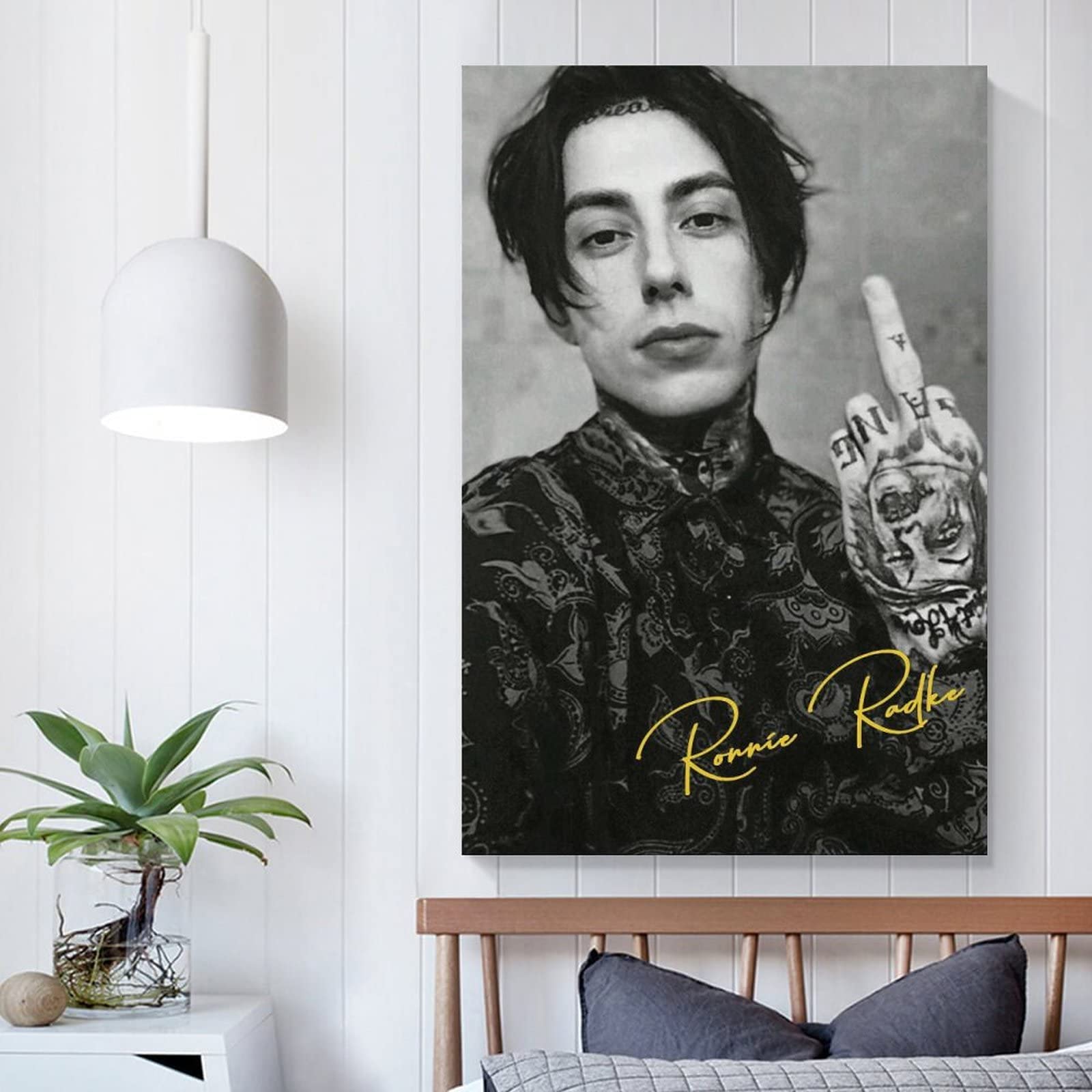 Poster Décoratif Ronnie Radke Sur Toile - Impression Haute Qualité 30x45 Cm - Décoration Murale Chambre, Bureau - Style Moderne Et Esthétique