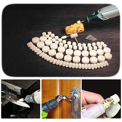 Vista 30 de Woohome Piedra de molienda, ruedas pulidoras - Rueda de piedra pulidora de 12 tamaños, accesorios de punto de pulido para herramienta rotativa