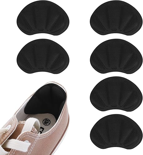 Miniatura 1 de Sibba 2 pares de almohadillas de talón para zapatos demasiado grandes, autoadhesivas, almohadillas para pies para mujeres y hombres, plantillas