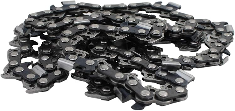 Replacement 16 Single Rivet Bar and 16 Semi Chisel Chain Combo for Dolmar PS-420 Chainsaw (16 Length, 3/8 Pitch, 0.050 Gauge, 56 Drive Links, 7 Sprocket Nose Tooth) 1 Bar 4 Chains