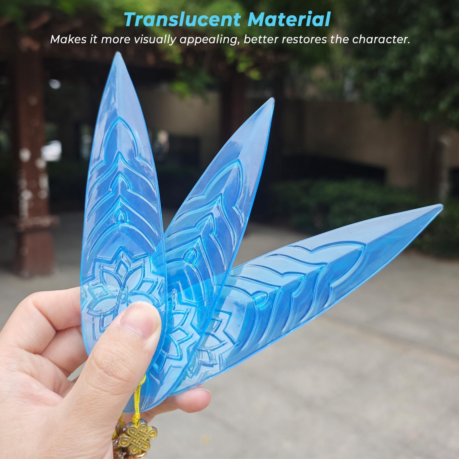 Nhemeylp 3 PCS Prop Replica, Detailed Prop Sword with Plastic, Fantasy Accessory, Halloween Prop for Cosplay Costume Party - Image 4