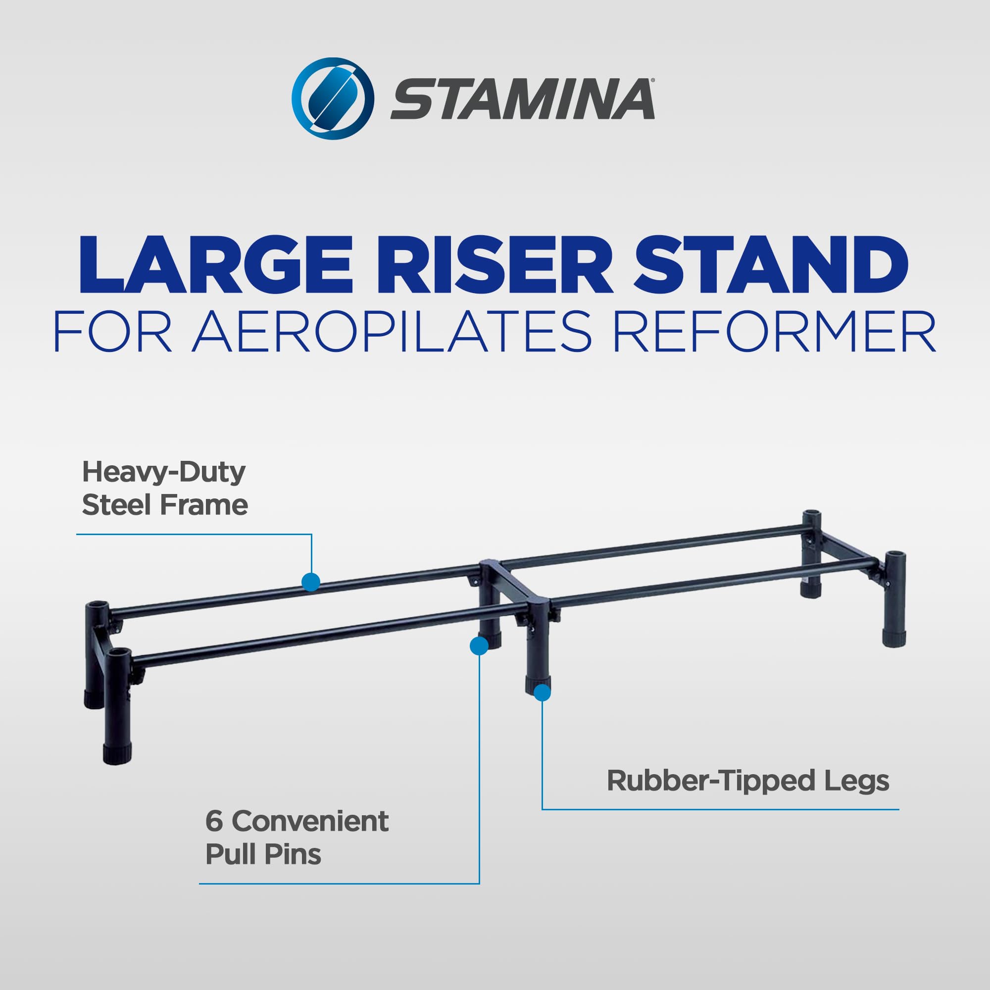 AeroPilates Reformer Stand - Add-on Pilates Accessories for AeroPilates Reformers - Pilates Workout for Home Gym Workout - Large product thumbnail 3