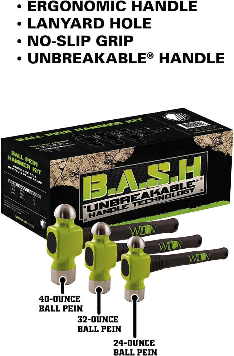 Wilton B.A.S.H Ball Pein Hammer Kit (11110)