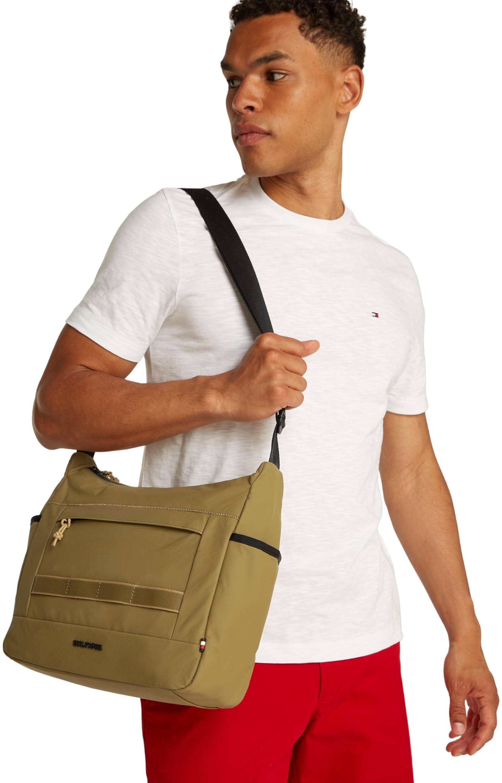 Tommy Hilfiger Herren Umhängetasche Colour Messenger Groß