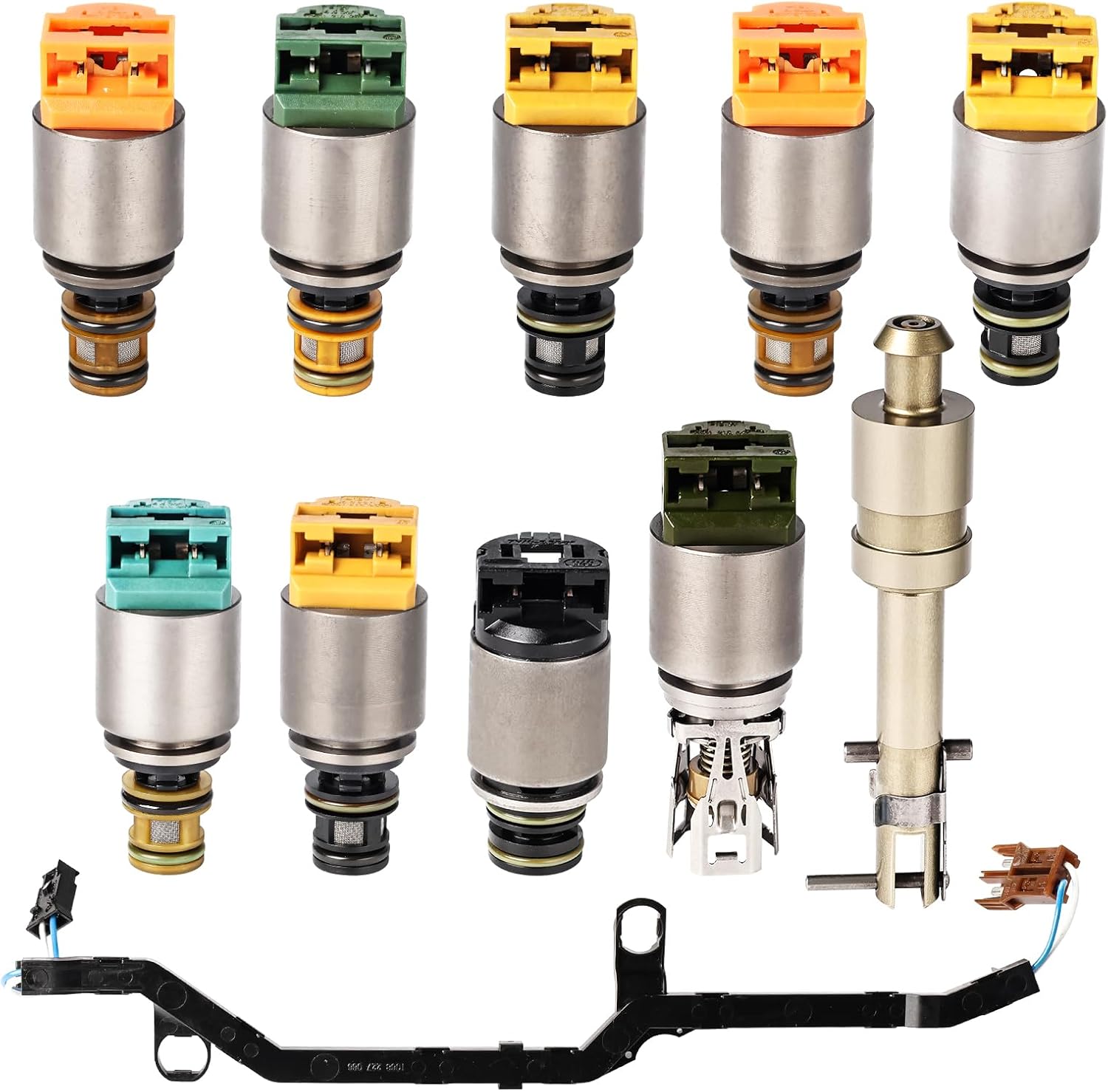 GENIZ Transmission Valve body Solenoid Kit 1068298047 6HP21 6HP28 Valve Body Transmission Solenoid Compatible with BMW 535i 550i 740i X5 750i for Jaguar XF XJ