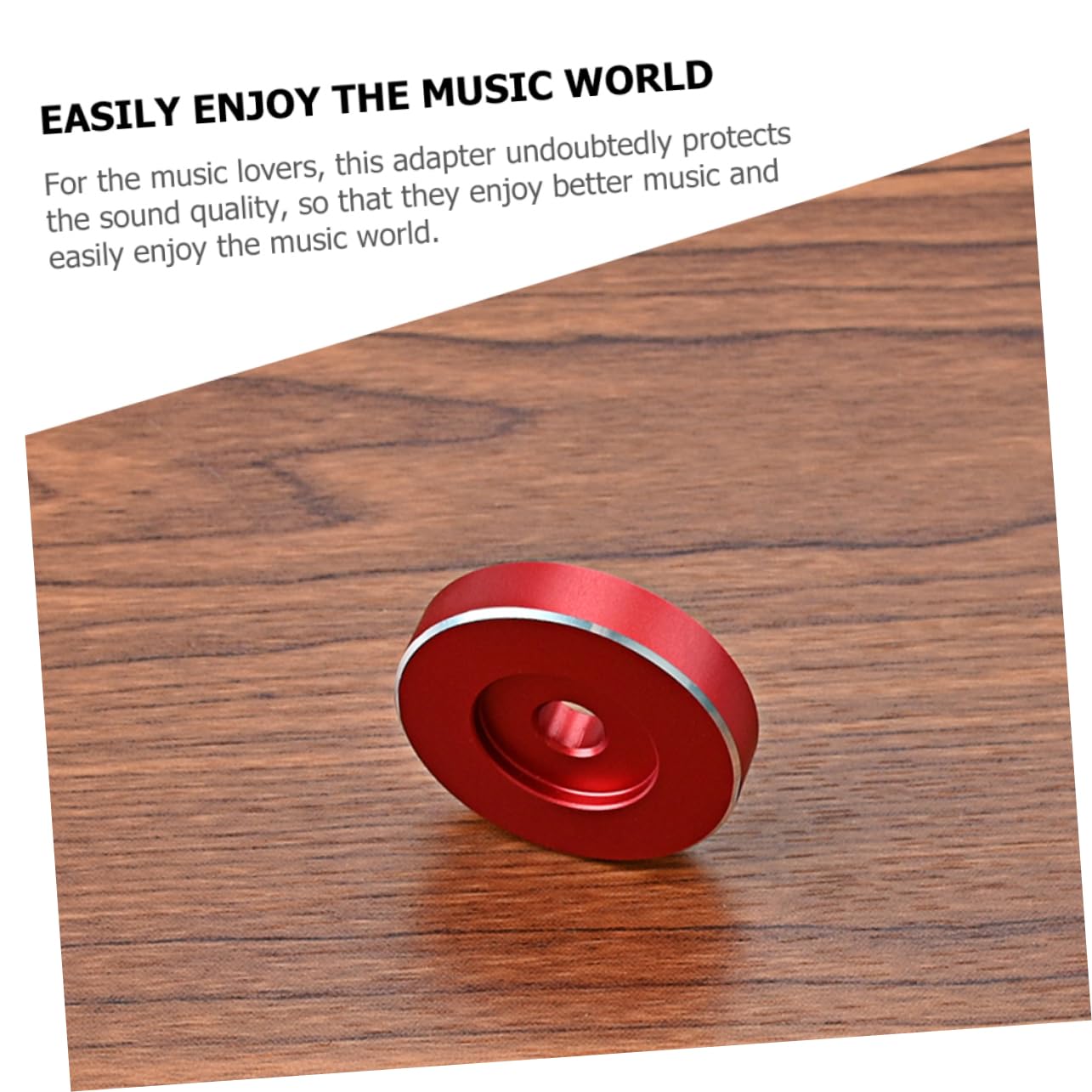 HEMOTON 4 Pz adattatore fonografico plug-in professionale giradischi adattatore per dischi in vinile 45 vinile adattatore maggiore collegare disco fonografo Accessori Metallo