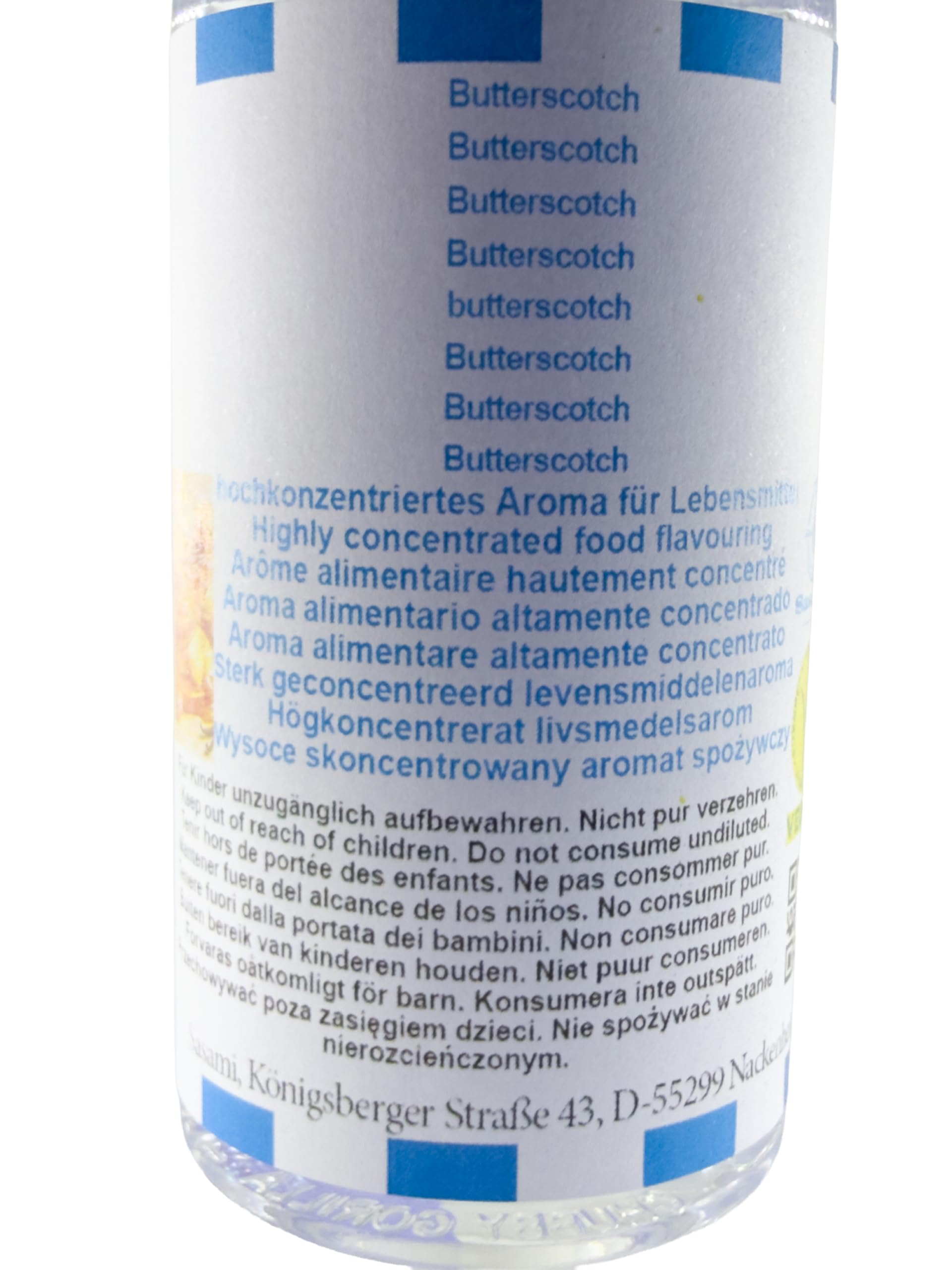Butterscotch aroma concentrado - Vegano - Sasami - 10ml