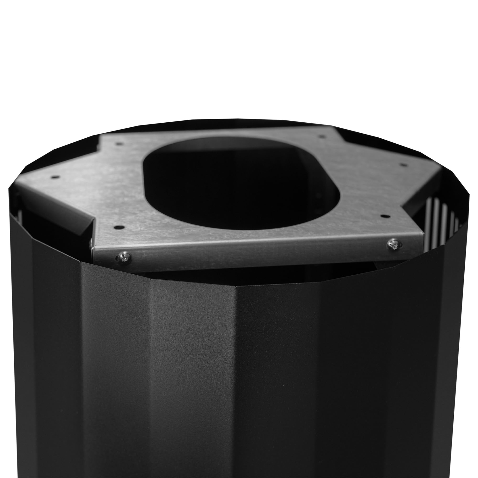 Gurari Inselhaube 40 cm GCH P 891 BL Diamond Dunstabzugshaube Schwarz Matt 850 m³/h BLDC Motor A++ Energieeffizienz