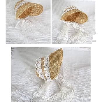 L'arist cratie 様 ストロー ボンネットブルー 麦わらボンネット L'arist cratie 様 ストロー ボンネットブルー 麦わらボンネット